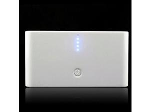 White Portable USB Power Bank 50000mAh External Backup Battery Charger for Cell Phone White Portable USB Power Bank 50000mAh External Backup Battery Charger for Cell Phone