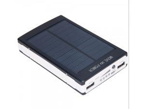 Black 30000mAh Dual USB Portable Solar Panel Battery Charger Power Bank Black 30000mAh Dual USB Portable Solar Panel Battery Charger Power Bank