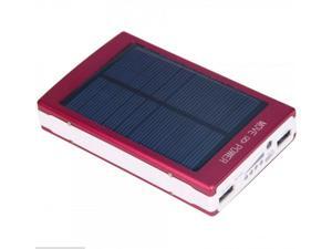 Red 30000mAh Dual USB Portable Solar Panel Battery Charger Power Bank Red 30000mAh Dual USB Portable Solar Panel Battery Charger Power Bank