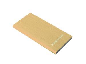 Gold Ultrathin 20000mAh Portable External Battery Charger Power Bank for Cell Phone Gold Ultrathin 20000mAh Portable External Battery Charger Power Bank for Cell Phone