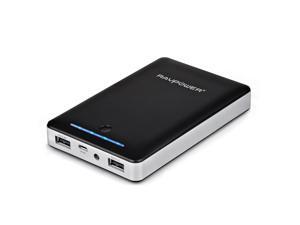 Black RAVPower 3rd Gen Deluxe 13000mAh External Battery Portable Dual USB Charger 4.5 Black RAVPower 3rd Gen Deluxe 13000mAh External Battery Portable Dual USB Charger 4.5