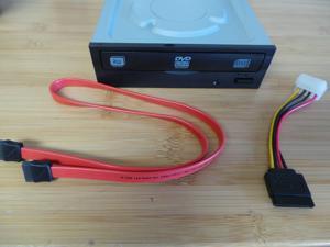 LITE-ON DVD Burner SATA Model iHAS124-14 Interal drive w/ data & power cable LITE-ON DVD Burner SATA Model iHAS124-14 Interal drive w/ data & power cable