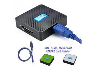 New High Speed USB 3.0 All in 1 SD TF CF XD M2 MS Flash Memory Card Reader Adapter New High Speed USB 3.0 All in 1 SD TF CF XD M2 MS Flash Memory Card Reader Adapter