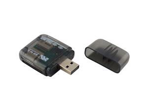 New Black USB 2.0 Flash Memory Card Reader All-in-One SD/SDHC Micro-SD/TF MS-Duo M2 New Black USB 2.0 Flash Memory Card Reader All-in-One SD/SDHC Micro-SD/TF MS-Duo M2