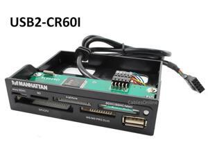 USB 2.0 Internal 3.5" Front Panel 60-in-1 Multi Card Reader-Writer w/ USB Port USB 2.0 Internal 3.5" Front Panel 60-in-1 Multi Card Reader-Writer w/ USB Port