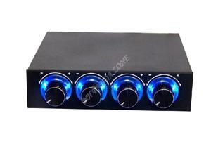 3.5" Computer Case CPU HDD 4 Channel Fan LED Speed Controller Control Cooling 3.5" Computer Case CPU HDD 4 Channel Fan LED Speed Controller Control Cooling