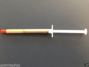 Thermal Compound Paste Grease for CPU GPU 1g Syringe Copper Filled gold color Thermal Compound Paste Grease for CPU GPU 1g Syringe Copper Filled gold color