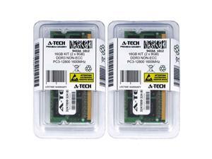 Atech 16GB Kit Lot 2x 8GB SODIMM DDR3 DDR-3 Laptop 12800 1600MHz 1600 Ram Memory Atech 16GB Kit Lot 2x 8GB SODIMM DDR3 DDR-3 Laptop 12800 1600MHz 1600 Ram Memory