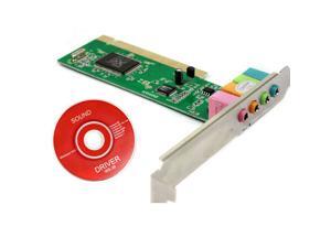 4 Channel 5.1 Surround 3D PCI Sound Audios Cards for PC Windows Computers PC 4 Channel 5.1 Surround 3D PCI Sound Audios Cards for PC Windows Computers PC