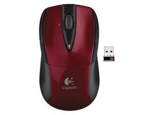 Logitech Wireless Mouse M525 - Red/Black w/unifying receiver PC Mac Logitech Wireless Mouse M525 - Red/Black w/unifying receiver PC Mac