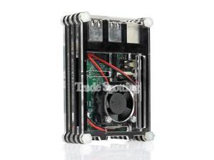 SainSmart Black Slices Case + 1x Cooling Fan for Raspberry Pi 2 B Raspberry Pi 3 SainSmart Black Slices Case + 1x Cooling Fan for Raspberry Pi 2 B Raspberry Pi 3