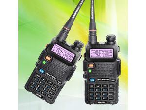 2 Pcs BAOFENG UV-5R VHF/UHF 136-174&400-520Mhz Ham Two-way Radio Walkie Talkie 2 Pcs BAOFENG UV-5R VHF/UHF 136-174&400-520Mhz Ham Two-way Radio Walkie Talkie