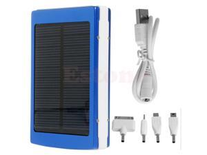 Blue 30000mAh Dual USB Portable Solar Panel Battery Charger Power Bank Blue 30000mAh Dual USB Portable Solar Panel Battery Charger Power Bank