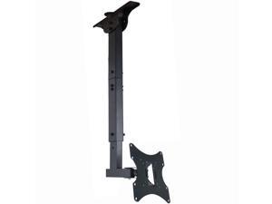 VideoSecu Tilt Swivel TV Monitor Ceiling Mount Bracket for most 23 24 26 27 29 32 37 39 40 42" LCD LED with VESA 50/75/100/200mm - Fit Flat/Vaulted Ceiling and with Cable Management 1LH VideoSecu Tilt Swivel TV Monitor Ceiling Mount Bracket for most 23 24 26 27 29 32 37 39 40 42" LCD LED with VESA 50/75/100/200mm - Fit Flat/Vaulted Ceiling and with Cable Management 1LH