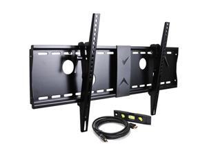 VideoSecu Tilt TV Wall Mount Bracket for most 37 39 40 42 46 47 52 55 58 60 62 63 65 70 inch LED LCD Plasma Flat Panel Screen Samsung Vizio Sharp Sony - Free HDMI Cable and Bubble Level 3KR VideoSecu Tilt TV Wall Mount Bracket for most 37 39 40 42 46 47 52 55 58 60 62 63 65 70 inch LED LCD Plasma Flat Panel Screen Samsung Vizio Sharp Sony - Free HDMI Cable and Bubble Level 3KR