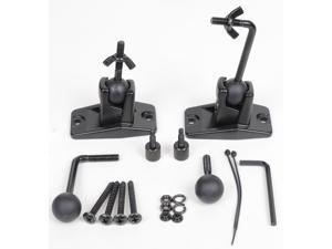 VideoSecu 2 Satellite Surround Sound Speaker Wall Ceiling Mount Home Theater Bracket Black BJM VideoSecu 2 Satellite Surround Sound Speaker Wall Ceiling Mount Home Theater Bracket Black BJM