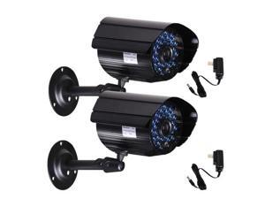 VideoSecu 2 Pack Indoor Outdoor Weatherproof Security Camera IR Day Night Vision 36 Infrared LEDs and 2 Power Supply for CCTV Home Surveillance DVR System b1v VideoSecu 2 Pack Indoor Outdoor Weatherproof Security Camera IR Day Night Vision 36 Infrared LEDs and 2 Power Supply for CCTV Home Surveillance DVR System b1v