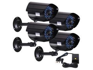 VideoSecu 4 Pack Indoor Outdoor Weatherproof Security Camera IR Day Night Vision 36 Infrared LEDs for Home CCTV Surveillance DVR System b1s VideoSecu 4 Pack Indoor Outdoor Weatherproof Security Camera IR Day Night Vision 36 Infrared LEDs for Home CCTV Surveillance DVR System b1s