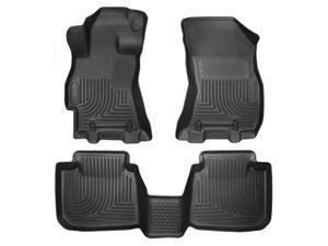 Husky Liners Weatherbeater Series Front & 2Nd Seat Floor Liners 99671 2015 Subar Subaru Legacy Husky Liners Weatherbeater Series Front & 2Nd Seat Floor Liners 99671 2015 Subar Subaru Legacy