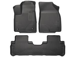 Husky Liners Weatherbeater Series Front & 2Nd Seat Floor Liners 99601 2014-2015 Toyota Highlander Husky Liners Weatherbeater Series Front & 2Nd Seat Floor Liners 99601 2014-2015 Toyota Highlander