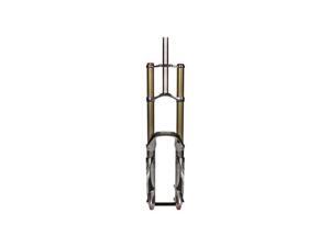 X-Fusion RV1 26/27.5" HLR Suspension Fork 200mm travel, 1-1/8" Dual crown steerer, 20mm Axle, Smoke Chrome X-Fusion RV1 26/27.5" HLR Suspension Fork 200mm travel, 1-1/8" Dual crown steerer, 20mm Axle, Smoke Chrome