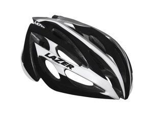 Lazer O2 Helmet: White and Black MD/LG Unisize Lazer O2 Helmet: White and Black MD/LG Unisize