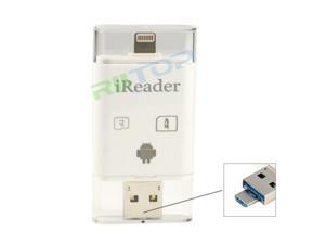 iReader 8pin Lightning SDHC Micro-SD TF Card Reader For Samsung XIAOMI HTC Google Android Phones and iPhone 5 5s 5c 6 6s Plus iPad (10 Faster than iFlash ) iReader 8pin Lightning SDHC Micro-SD TF Card Reader For Samsung XIAOMI HTC Google Android Phones and iPhone 5 5s 5c 6 6s Plus iPad (10 Faster than iFlash )