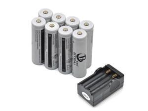 LEMAI (8 Pieces) 5000mAh 3.7V 18650 NCR Rechargeable Li-ion Battery + Charger For Ultrafire TrustFire LED Flashlight, Torch, Laser Pointer LEMAI (8 Pieces) 5000mAh 3.7V 18650 NCR Rechargeable Li-ion Battery + Charger For Ultrafire TrustFire LED Flashlight, Torch, Laser Pointer