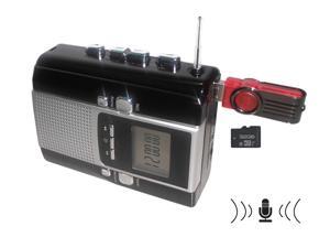 Cassette Tape To MP3 Converter & Radio To MP3 Recorder with Voice Recording Feature Cassette Tape To MP3 Converter & Radio To MP3 Recorder with Voice Recording Feature