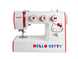 Janome Hello Kitty Sewing Machine w/ 24 Built-In Stitches & One Step Buttonhole Janome Hello Kitty Sewing Machine w/ 24 Built-In Stitches & One Step Buttonhole