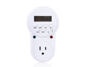 Digital Programmable Timer Socket Plug Wall Home Plug-in switch Energy-Saving Outlet(US Plug) Digital Programmable Timer Socket Plug Wall Home Plug-in switch Energy-Saving Outlet(US Plug)