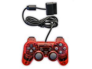 Old Skool PS2 Analog Controller Dual Shock for Sony PlayStation 2, Red Old Skool PS2 Analog Controller Dual Shock for Sony PlayStation 2, Red