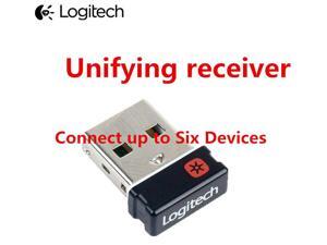 Genuine Tiny Unifying USB Receiver Dongle for Logitech Mouse and Keyboard Can Connect Up To Six (6) Devices w/ Unifying Logo Genuine Tiny Unifying USB Receiver Dongle for Logitech Mouse and Keyboard Can Connect Up To Six (6) Devices w/ Unifying Logo
