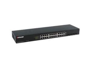 Intellinet 24-Port Web-Managed Gigabit Ethernet Switch with 2 SFP Ports Intellinet 24-Port Web-Managed Gigabit Ethernet Switch with 2 SFP Ports