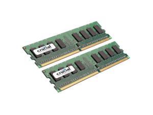 Crucial 2GB Kit 2*1GB DDR2 667 MHz CL5 240-pin Unbuffered PC5300 NonECC 1.8V Desktop Memory RAM 667 Crucial 2GB Kit 2*1GB DDR2 667 MHz CL5 240-pin Unbuffered PC5300 NonECC 1.8V Desktop Memory RAM 667