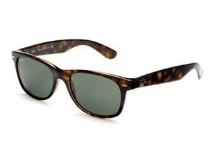 Ray Ban RB2132 Wayfarer Classic Sunglasses (55 mm) - Tortoise Frame/Green G-15 Lenses Ray Ban RB2132 Wayfarer Classic Sunglasses (55 mm) - Tortoise Frame/Green G-15 Lenses