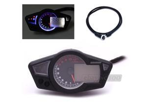 LCD Digital Odometer Speedometer Tachometer Motorcycle with Backlight New LCD Digital Odometer Speedometer Tachometer Motorcycle with Backlight New