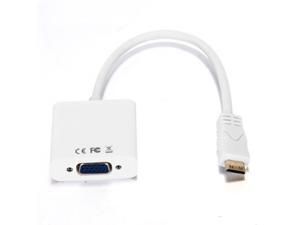 Mini HDMI Male to VGA Female Video Converter Adapter AV TV Cable Mini HDMI Male to VGA Female Video Converter Adapter AV TV Cable