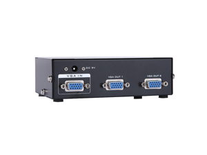 350MHz 1 PC to 2 Port VGA SVGA LCD Video Monitor Splitter Switcher Switch Box MT-3502 350MHz 1 PC to 2 Port VGA SVGA LCD Video Monitor Splitter Switcher Switch Box MT-3502