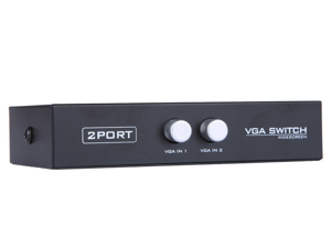 New 2 Port VGA SVGA Monitor Sharing Switch Box 2 In 1 Out For LCD PC TV Monitor New 2 Port VGA SVGA Monitor Sharing Switch Box 2 In 1 Out For LCD PC TV Monitor