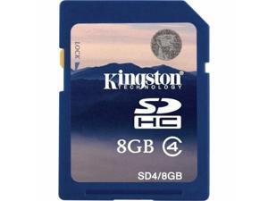 Kingston 8GB Secure Digital High-Capacity (SDHC) Flash Card Model SD4 - Pack of 2 Kingston 8GB Secure Digital High-Capacity (SDHC) Flash Card Model SD4 - Pack of 2