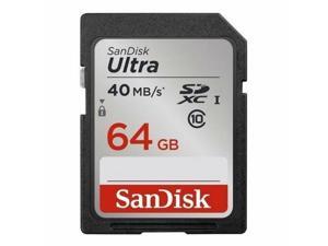SanDisk Ultra SDXC SD Memory Card Camera Class10 40MB/s 266X High Speed 64GB 64G - Pack of 10 SanDisk Ultra SDXC SD Memory Card Camera Class10 40MB/s 266X High Speed 64GB 64G - Pack of 10