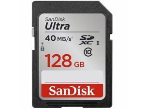 SanDisk Ultra SDXC SD Memory Card Camera Class10 40MB/s 266X High Speed 128GB 128G - Pack of 5 SanDisk Ultra SDXC SD Memory Card Camera Class10 40MB/s 266X High Speed 128GB 128G - Pack of 5