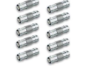 10PC BNC to BNC Coupler Cable Connector Adapter for Surveillance Security System 10PC BNC to BNC Coupler Cable Connector Adapter for Surveillance Security System