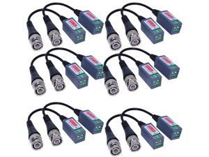 New 12 x Mini Camera Video Balun BNC Connector CAT5 Coaxial CCTV UTP Extender Cable New 12 x Mini Camera Video Balun BNC Connector CAT5 Coaxial CCTV UTP Extender Cable