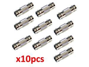 10 Pack Lot - BNC CCTV Coax Coaxial Cable Coupler Adapter Connector Female RG59 10 Pack Lot - BNC CCTV Coax Coaxial Cable Coupler Adapter Connector Female RG59