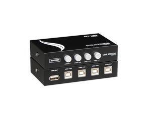 MT-VIKI MT-1A4B-CF 4 Ports USB Manual Scanner Printer Sharing Switch Hub MT-VIKI MT-1A4B-CF 4 Ports USB Manual Scanner Printer Sharing Switch Hub