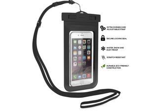 NEK Tech Universal Waterproof Phone Bag. For iPhone 6, 6 plus, 5, 5s, 4, Samsung Galaxy Note, Touch responsive front and back ,IPX8 Certified Case(BLACK) NEK Tech Universal Waterproof Phone Bag. For iPhone 6, 6 plus, 5, 5s, 4, Samsung Galaxy Note, Touch responsive front and back ,IPX8 Certified Case(BLACK)