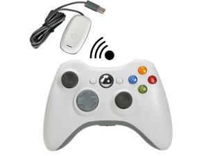 White Wireless Game Remote Controller + Gaming Receiver for Microsoft Xbox 360 White Wireless Game Remote Controller + Gaming Receiver for Microsoft Xbox 360