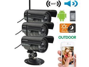 New 3×HD Home Security IP Camera Wifi Wireless System Internet Outdoor Waterproof US New 3×HD Home Security IP Camera Wifi Wireless System Internet Outdoor Waterproof US